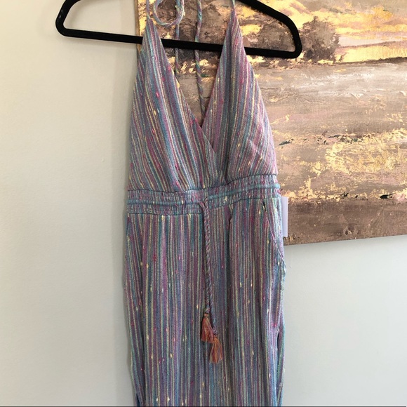 NWT Majorelle Lisbon Jumpsuit in Rainbow Stripe - Picture 6 of 8
